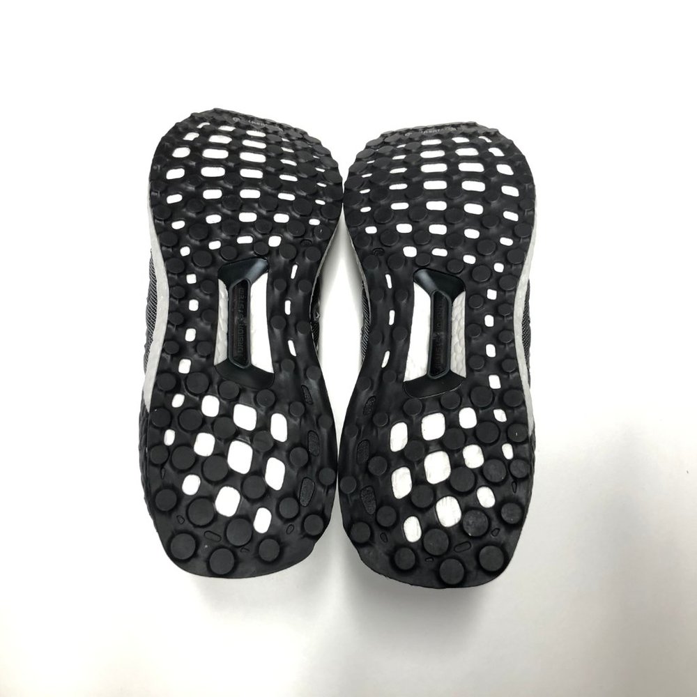 adidas Ultraboost Grey Black Yellow Mens Shoes - Picture 6 of 6